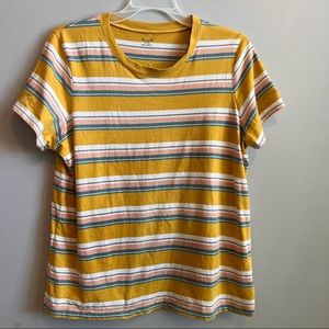 Madewell striped tee // XL - soft and comfy!
